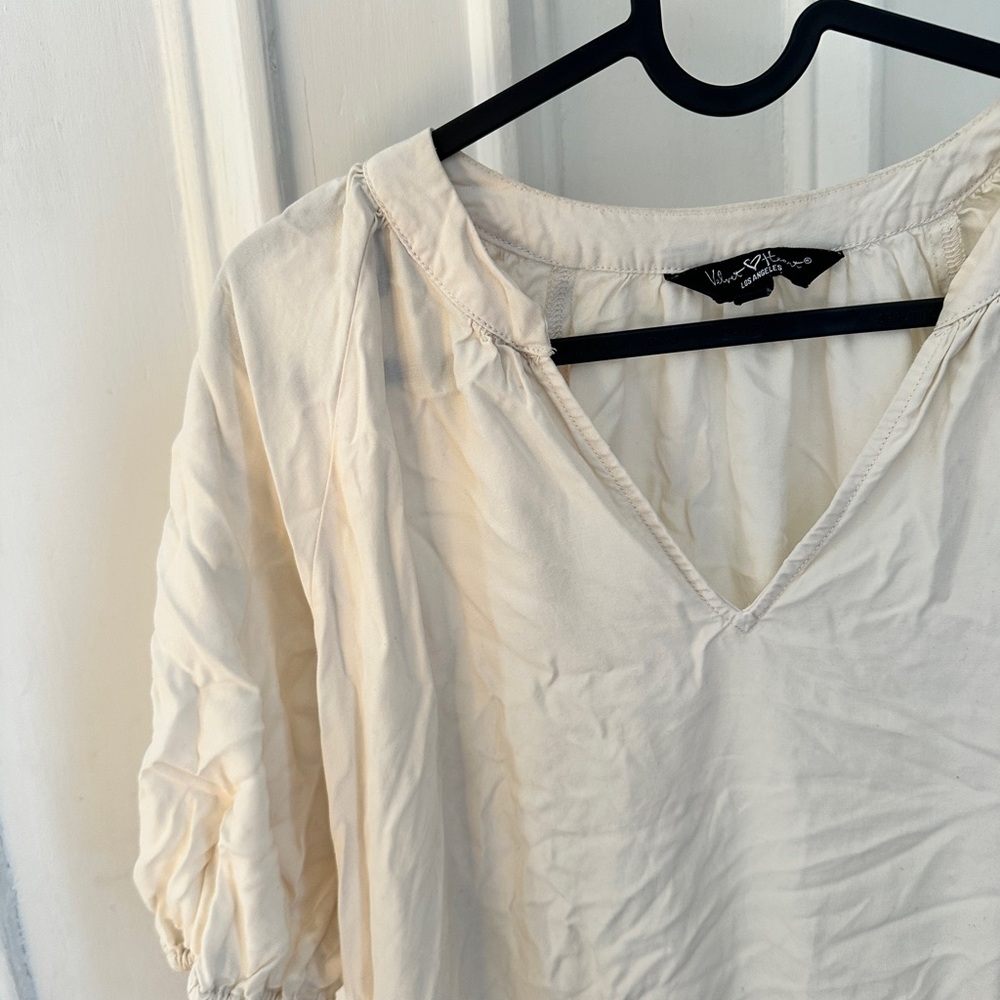 Velvet Hearts Tan Dress Size L